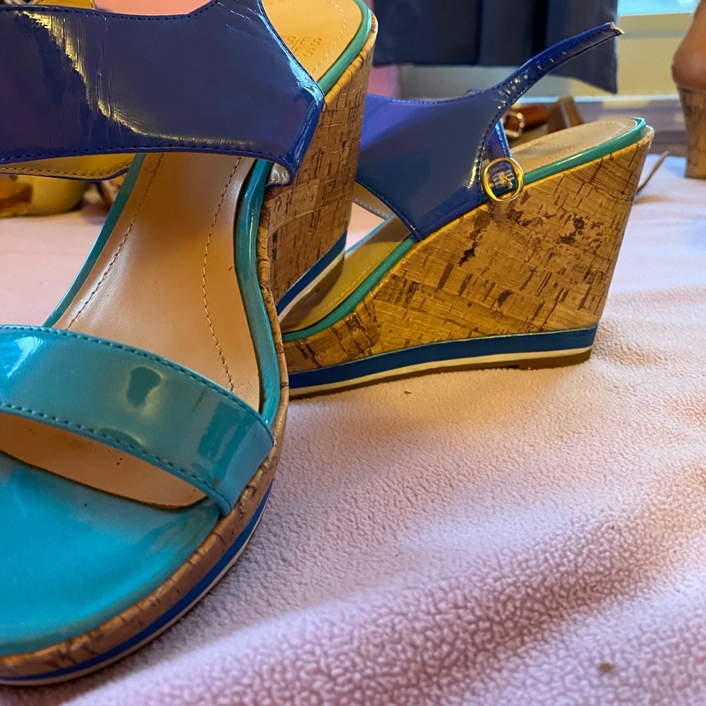 cork wedges!